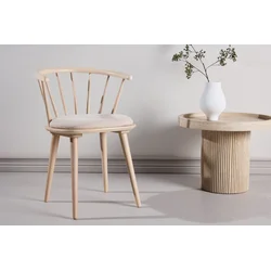 Venture Design Jedilni stol 2 kosa 53x76x55 cm bež