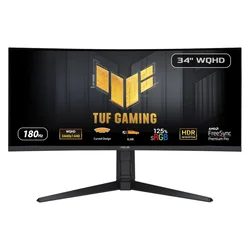 Gejming monitor ASUS TUF VG34VQL3A 34/VA,zakrivljen,21:9/3440x1440/180Hz/1ms GtG/HDMIx2,DPx2,USB/Gsync/crna