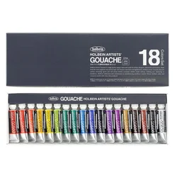 Profesionalne gvaš barve Holbein Artists - 18 x 5 ml