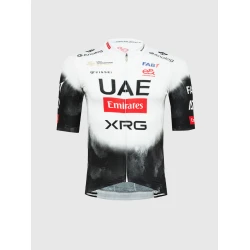 Pissei UAE TEAM EMIRATES XRG - 2025 REPLICA SHORT SLEEVE JERSEY, maja m.kr kol, bela UAEM01R