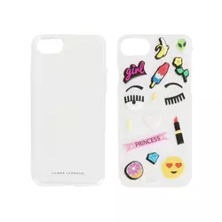 Chiara Ferragni-Stickers iPhone 6s/7 case-women-White