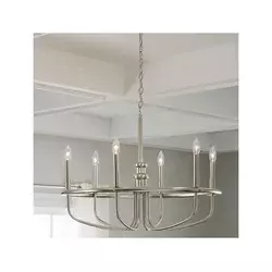 Kichler KL-CAPITOL-HILL6-BN-Luster na lancu CAPITOL HILL 6xE14/40W/230V hrom