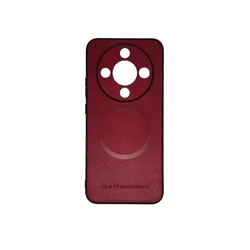 Silikonska futrola OLGE Magnetic New Feeing Honor Magic 8 Lite CRVENA