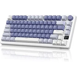 Royal Kludge Gaming mehanička tastatćura M75, RGB, Hot-Swap, Plava