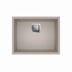 Granitna sudopera MILO QUBUS 56x44 Pure sand sa sifonom