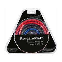 KRUGER&MATZ Set kablova i opreme za montažu auto pojačala KM0010