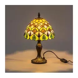 Brilagi - Tiffany vitražna stona lampa MARGARET 1xE14/40W/230V