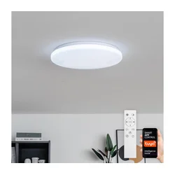 Brilagi - LED prigušiva stropna svetiljka SMART STARS LED/24W/230V pr. 38 cm Wi-Fi Tuya + daljinski upravljač