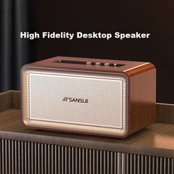 Saunsui Bluetooth zvučnik A5, 60 W, USB, Braon