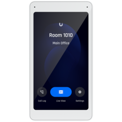 Ubiquiti UA-Intercom-Viewer Display that pairs with the Access Intercom for visitor screening and remote access control, to mount in multiple location
