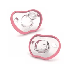 Nanobébé® Flexy silikonska cucla, 3+mj, 2 kom, Roza