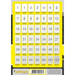Nalepnice a4 52.5x29.7 40-1 optimum sr ( 84339 )