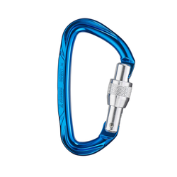 Karabiner za alpinizam i penjanje Rocky M s maticom plavi