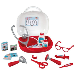Lekársky kufrík Vanity Doctor Smoby s ergonomickou rúčkou a 15 doplnkov SM340104