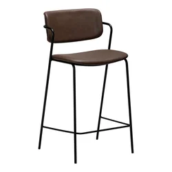 Rjav barski stol (višina sedeža 67,5 cm) Zed – DAN-FORM Denmark