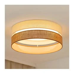 Brilagi - LED prigušiva svetiljka ROYAL YUTE LED/24W/230V bež/krem + daljinski upravljač