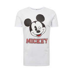 Mister Tee Majica Mickey College, bela