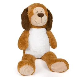 Alltoys Plišasti pes, svetlo rjav, 100 cm