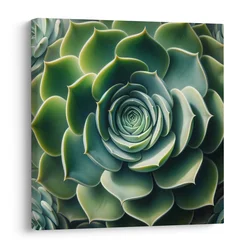Slika popolna spirala sukulente - 50x50
