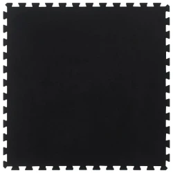 Gumena podna pločica crna 12 mm 100 x 100 cm
