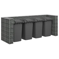 Gabionski zid za kante od pocinčanog čelika 320 x 100 x 120 cm