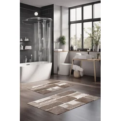 Lessentiel Maison Set prostirki za kupatilo CT-5179, 2 Komada, Smeđa