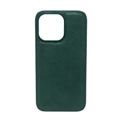 Maska za telefon LEATHER CASE za Iphone 13 Pro, Zelena
