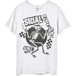 Social Distortion Speakeasy Checkerboard White L Majica