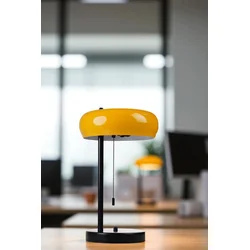 Opviq Stona lampa Smith, Žuto-crna