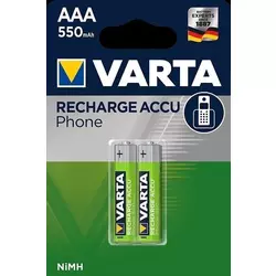 VARTA Professional Punjiva baterija, AAA, 550 mAh, 2/1