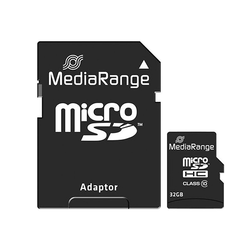 MEDIARANGE 32GB MICRO SDHC+ADPTER/C10