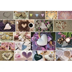 Grafika Puzzle I love you 1000 kosov