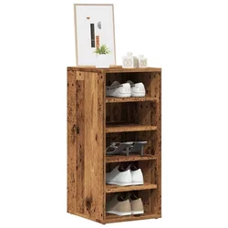 Ormari za cipele 2 kom staro drvo 32x35x70 cm konstruirano drvo