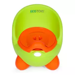 ECOTOYS Noša za decu sa uklonivim umetkom i neklizajućim nogicama, Zelena