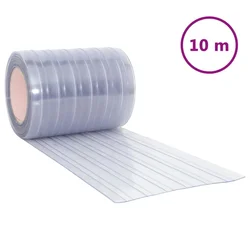 Prozirna zavjesa za vrata 300 mm x 2,6 mm 10 m PVC