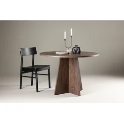 Venture Design Jedilna miza Bootcut 110x75 cm rjava
