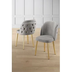Hanah Home Set stolica Axle, 85x59x98 cm, 4 komada, Svetlosive
