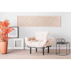 Atelier del Sofa Fotelja Nitta 95x85x70cm Krem