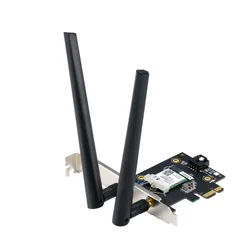 Mrežna kartica ASUS PCE-BE6500 WiFi 7/PCI-E /6GHz band, 4096-QAM/BT5.4, WPA3/2 antene