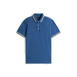 TOMMY HILFIGER Majica  modra / bela
