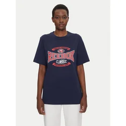 Reebok Majica 100220202 Mornarsko modra Relaxed Fit