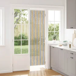 Zavjesa protiv insekata Chenille Siva i bež 56 x 200 cm 100% PP