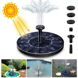 Baštenska solarna fontana plivajuća sa nastavcima