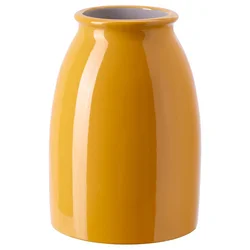 KOPPARBJÖRK Vaza, jarkožuta, 21 cm