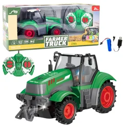 Traktor na daljinsko upravljanje farmer Truck 1:24 - zeleno