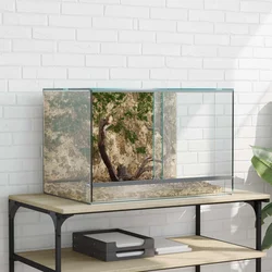 Terarij s pohranom *Transparent*an 60 x 40 x 40 cm Stakl