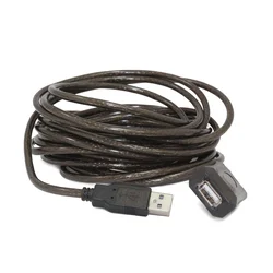 Gembird A/USB A M/F 10m USB 2.0 kabl Crno