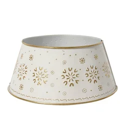 Dekordom dekoracija - tree ring iron 57cm 685425 - white/gold - kmg ( 045697 )