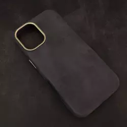 Maska Mag Case Alkantara za iPhone 17 siva
