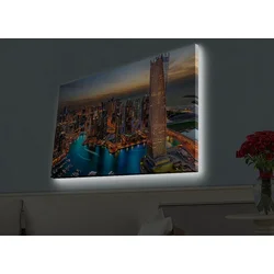 Wallity Slika sa LED osvetljenjem 4570HDACT-082, 45x70 cm